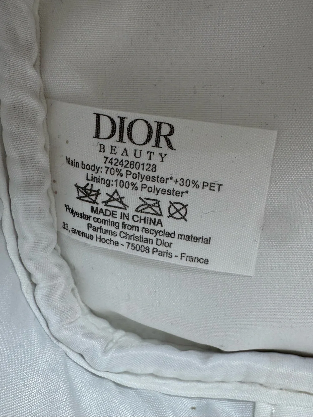 NWT Dior Holiday 2025 Makeup Gift Bag | Luxury Cosmetic Pouch